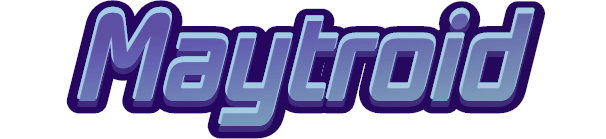 Логотип Maytroid. I swear it's a nice game too