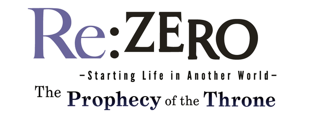 Логотип Re:ZERO -Starting Life in Another World- The Prophecy of the Throne