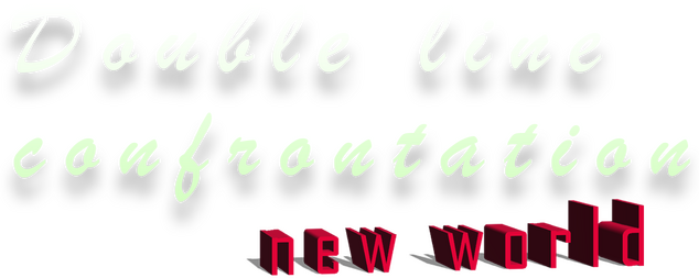 Логотип Double Line Confrontation: New World