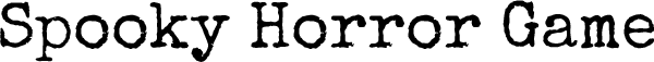 Логотип Spooky Horror Game