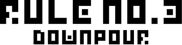 Логотип Rule No. 3 Downpour