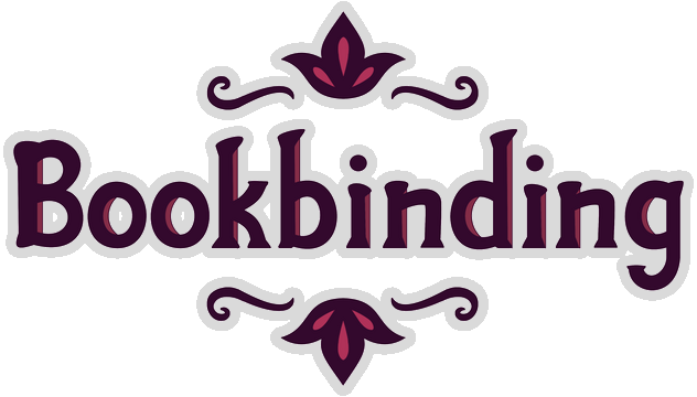 Логотип Bookbinding – Dark Cozy Sim