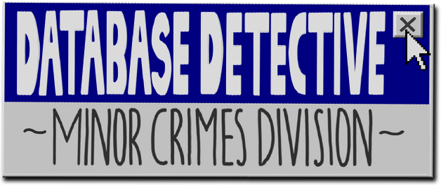 Логотип Database Detective: Minor Crimes Division