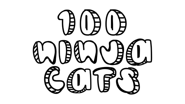Логотип 100 Ninja Cats