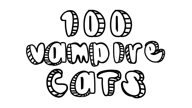 Логотип 100 Vampire Cats