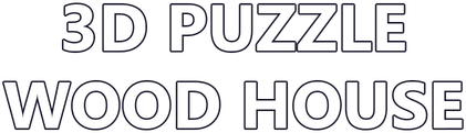 Логотип 3D PUZZLE - Wood House