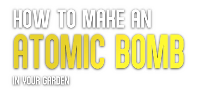 Логотип How to Make an Atomic Bomb in Your Garden