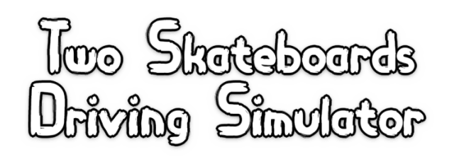 Логотип Two Skateboards Driving Simulator
