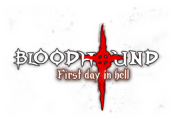 Логотип Bloodhound: First day in hell