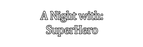 Логотип A Night With: SuperHero