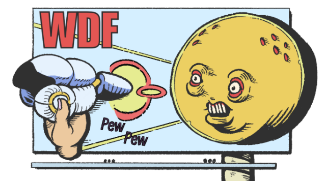 Логотип WDF (horizontal shmup)
