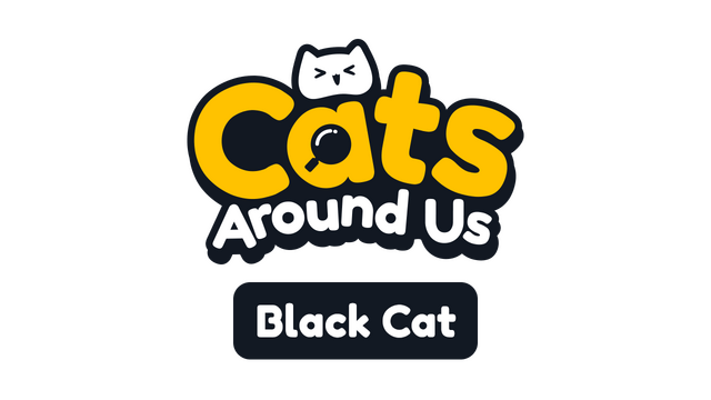 Логотип Cats Around Us: Black Cat