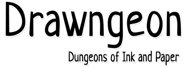 Логотип Drawngeon: Dungeons of Ink and Paper