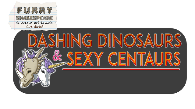 Логотип Furry Shakespeare: Dashing Dinosaurs and Sexy Centaurs