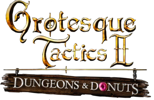 Логотип Grotesque Tactics 2 – Dungeons and Donuts