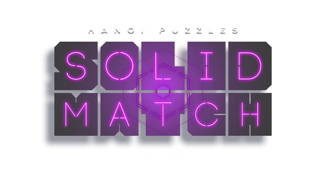Логотип Hanoi Puzzles: Solid Match