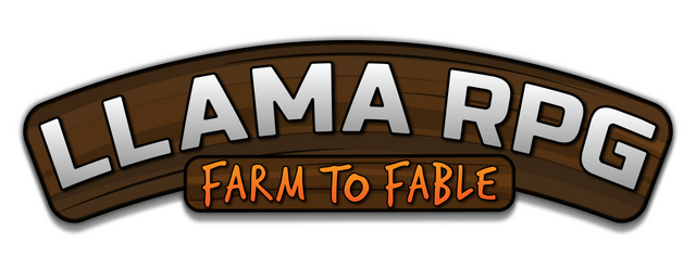 Логотип LlamaRPG: Farm to Fable