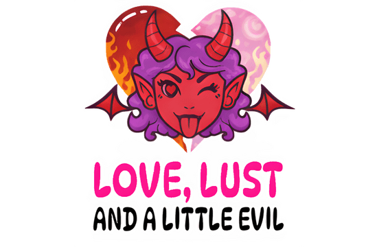 Логотип Love Lust and a Little Evil