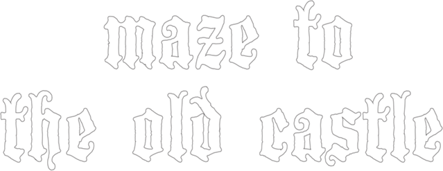 Логотип maze to the old castle