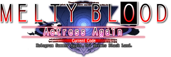 Логотип Melty Blood Actress Again Current Code