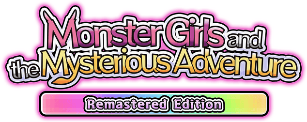 Логотип Monster Girls and the Mysterious Adventure Remastered Edition