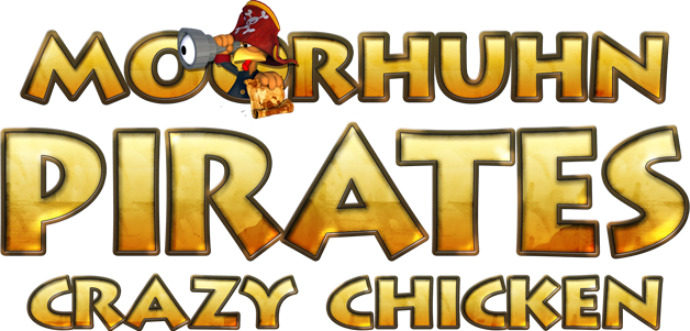 Логотип Moorhuhn Piraten - Crazy Chicken Pirates