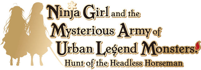 Логотип Ninja Girl and the Mysterious Army of Urban Legend Monsters! ~Hunt of the Headless Horseman~