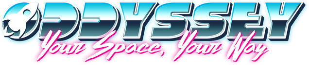 Логотип Oddyssey: Your Space, Your Way