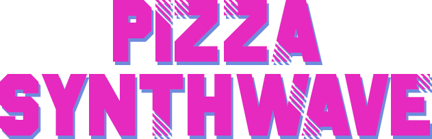 Логотип Pizza Synthwave