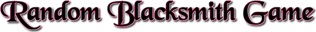 Логотип Random Blacksmith Game