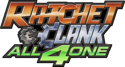 Логотип Ratchet and Clank: All 4 One