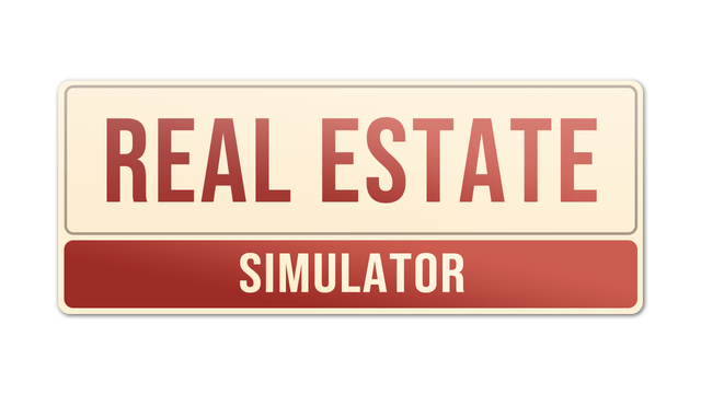 Логотип REAL ESTATE Simulator - FROM BUM TO MILLIONAIRE