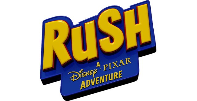 Логотип RUSH: A Disney • PIXAR Adventure