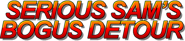 Логотип Serious Sam's Bogus Detour