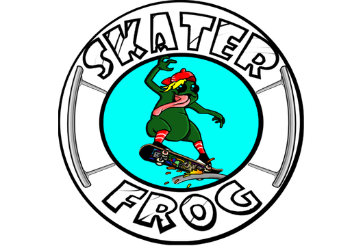 Логотип Skater Frog