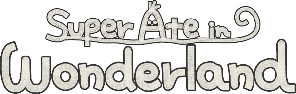 Логотип Super Ate in Wonderland