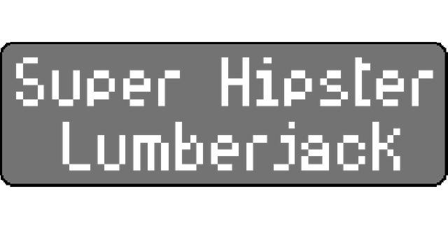 Логотип Super Hipster Lumberjack