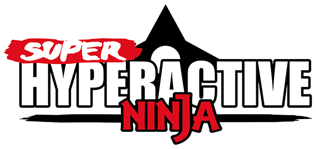 Логотип Super Hyperactive Ninja