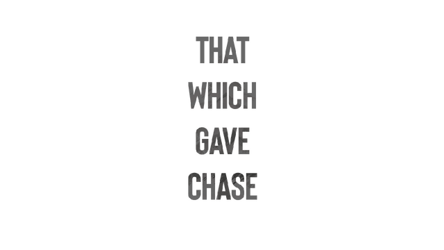 Логотип That Which Gave Chase