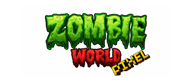 Логотип Zombie World Pixel