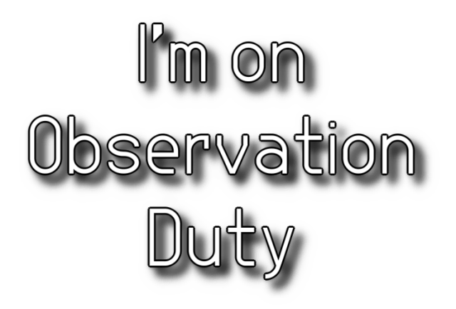 Логотип I'm on Observation Duty