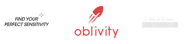 Логотип Oblivity - Find your perfect Sensitivity